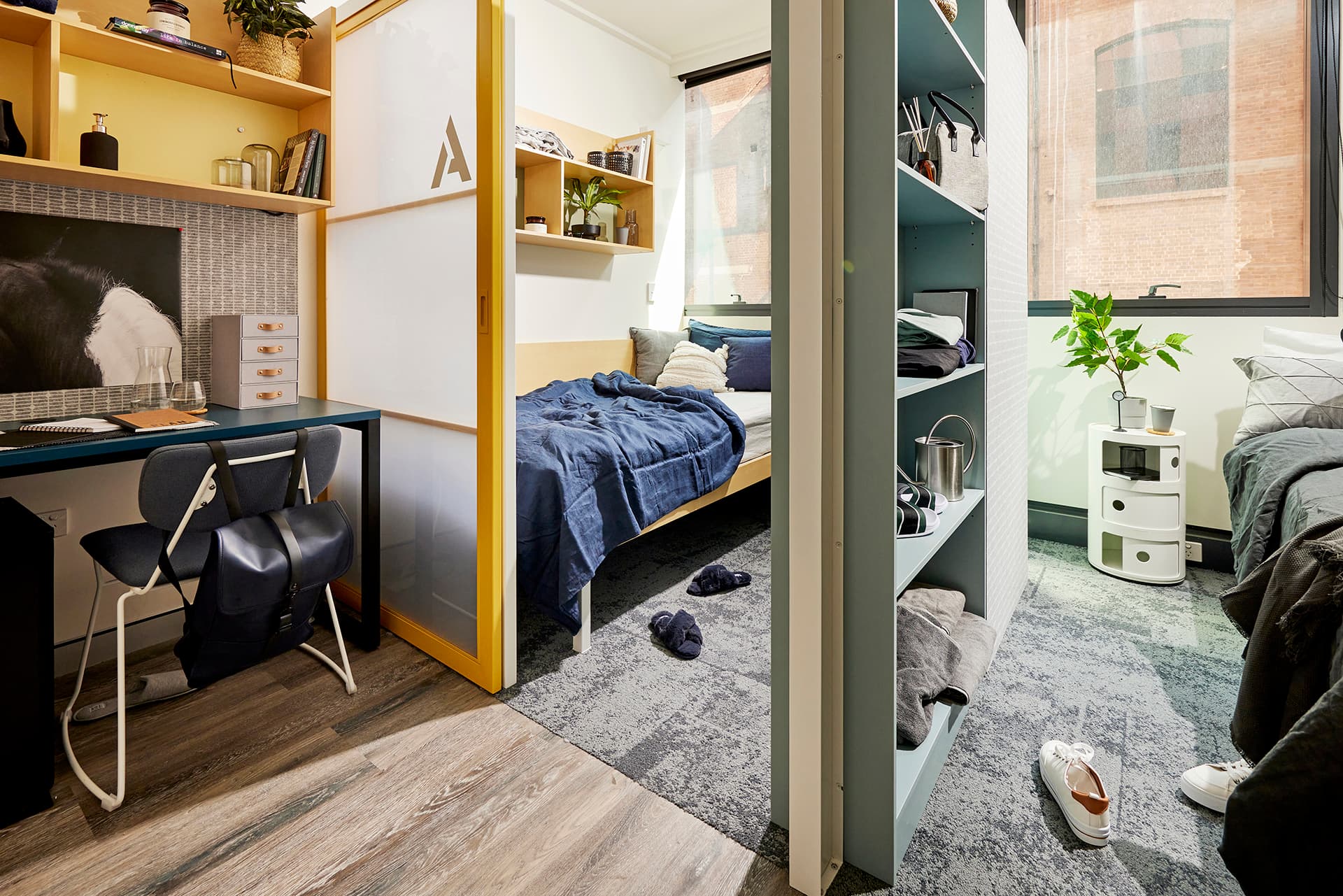 King single bed apartment